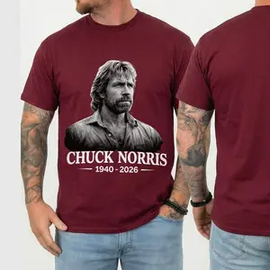 Chuck Norris Legend T-Shirt, Vintage Action Hero Graphic Tee, Retro Tribute Shirt, Menswear Unisex Cotton Casual Top, Gift for Chuck Norris Fans