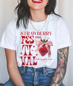 Strawberry Festival DTF Transfer