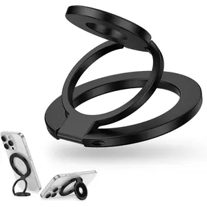 Double-sided magnetic phone ring holder, magnetic phone holder, foldable car mount, desktop ring holder, Smartphone Holder
