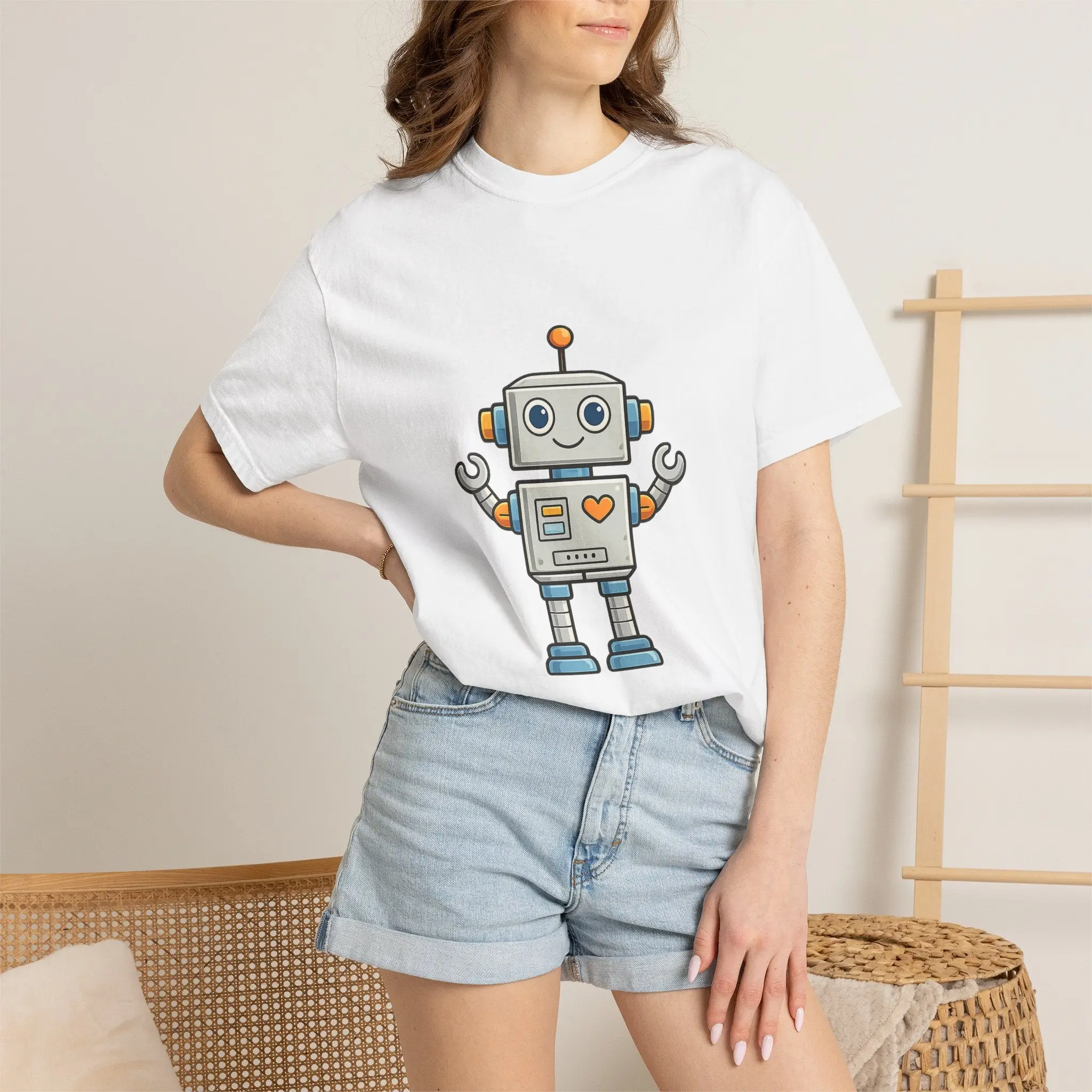 Mechanical Engineer T-Shirt – Garment-Dyed Tee | Robot Workshop Graphic