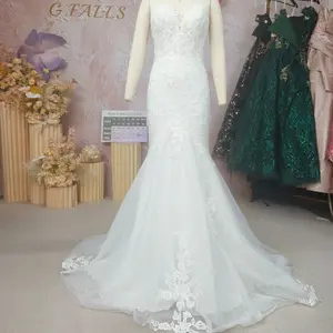 (LIVE 58) OFF White Elegant Wedding Dress Formal Party Wear for Special Occasions Women's Basic Minimalist Sleeveless Fit