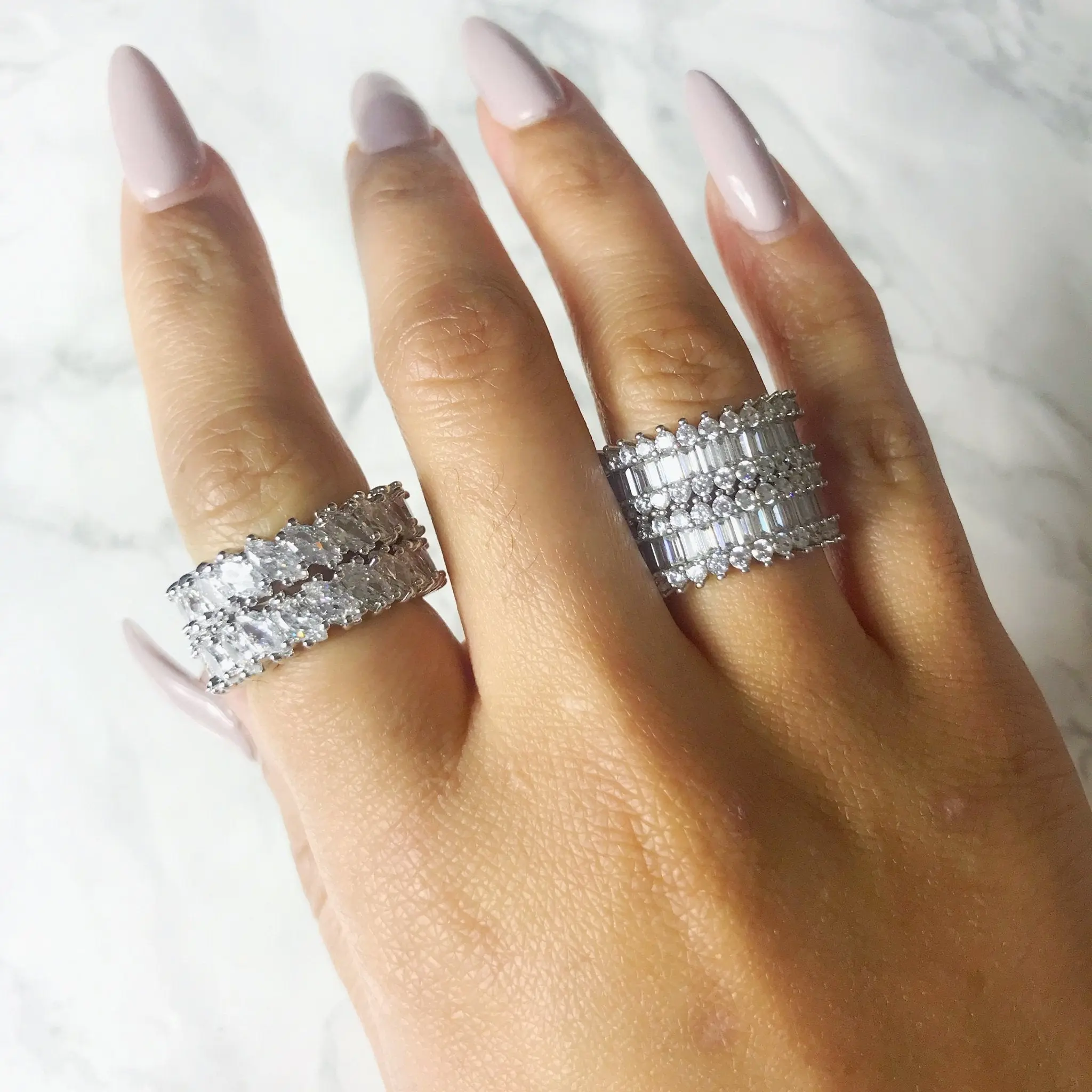 KING CARATS ETERNITY BAND SET