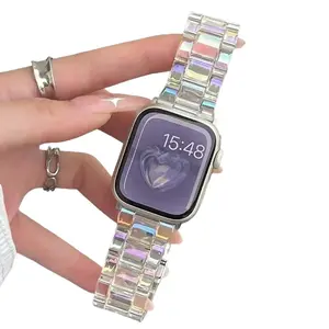 Fashionable Adjustable Lightweight Watch Band For Women And Men, Compatible With Apple Watch Ultra 1-3 Series 1-10 And SE, Stylish Wearable Accessory For Daily Casual And Sports Wear (Band Only) (No watch) Milanese Mesh Band Electronic Gadgets