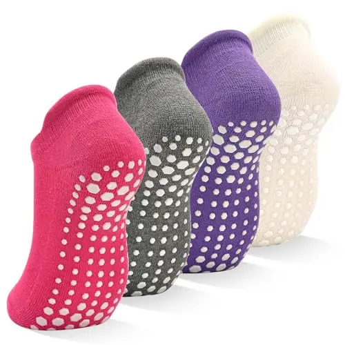 #05 Gray + Purple + Pink + White  4 Pair