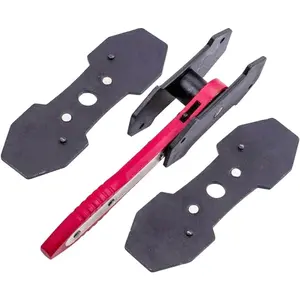 Brake Caliper Press Tool with Extra Steel Plates, Car Wheel Caliper Piston Spreader Tool, 360 Degree Swing Ratchet Brake Wrench Tool, Brake Caliper Hanger