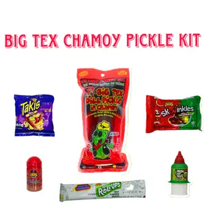 Big Tex Takis Chamoy Pickle Kit With Pelon
