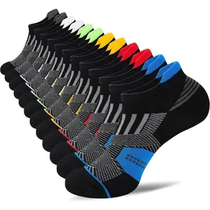 Niorasen Mens Low Cut Ankle Socks, Moisture Wicking Cotton Casual Short Socks, Breathable ＆ Comfy, 6/12 Pairs