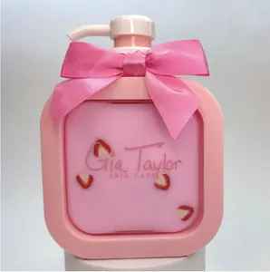 Strawberry Coconut Lotion // Thick Formula Creamy and Rich Body and Hand Lotion // Vegan and Cruelty Free Lotion // Handmade Lotion // Hydrating Lotion // Cute Girly Bow Lotion //