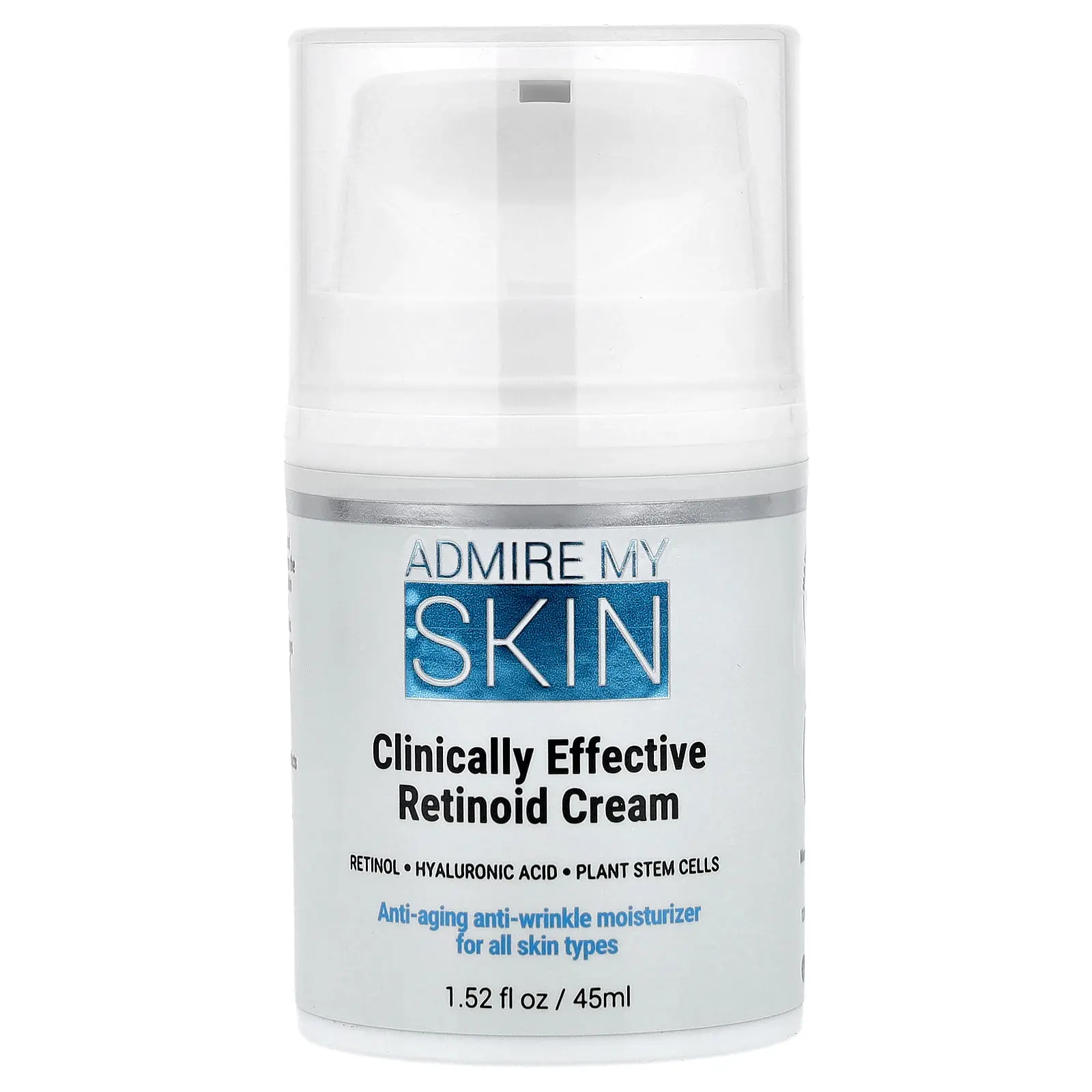 Admire My Skin Clinically Effective Retinoid Cream, For All Skin Types, 1.52 fl oz (45 ml)