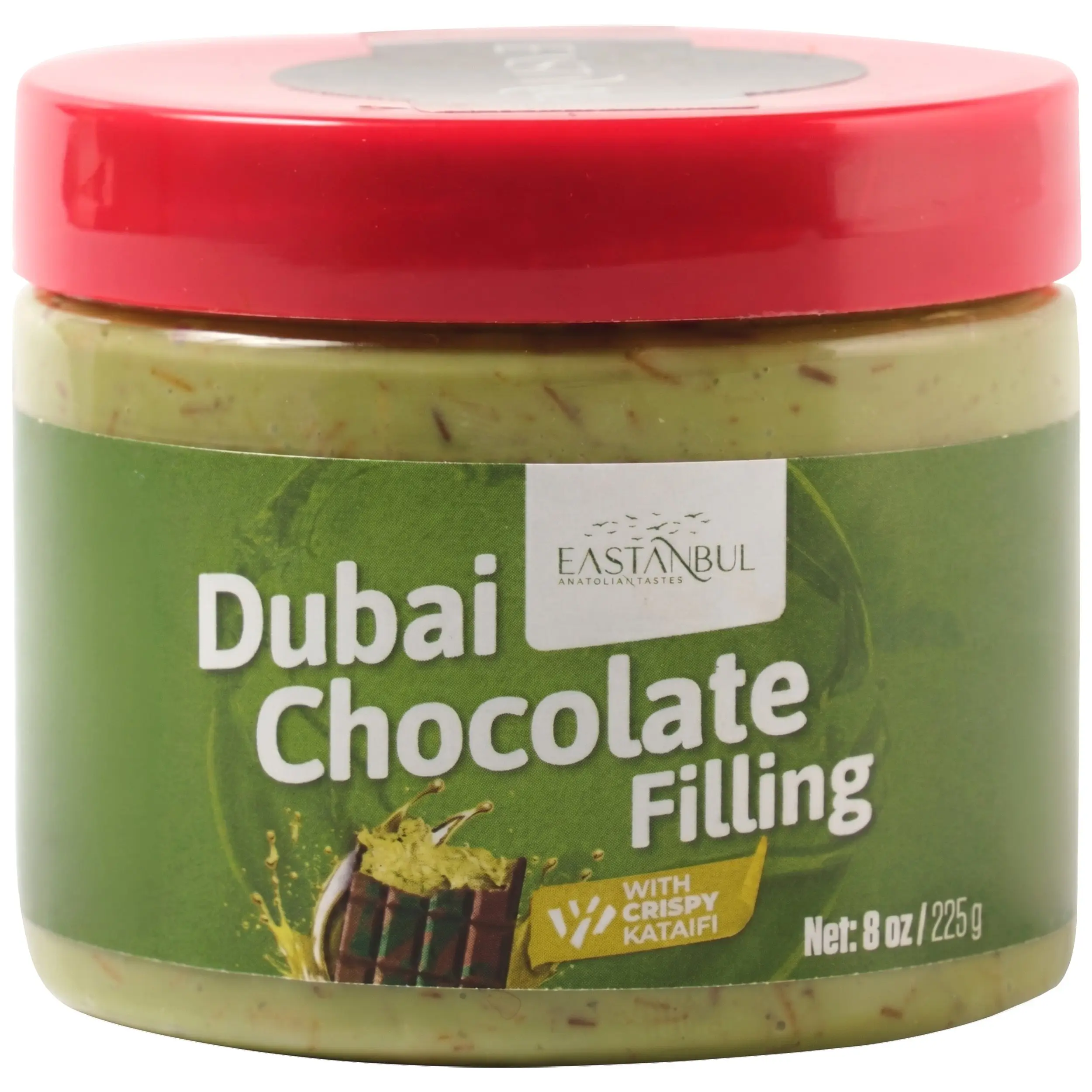 Eastanbul Dubai Chocolate Bar Mixture,Chocolate Bar Pistachio Filling, 8oz