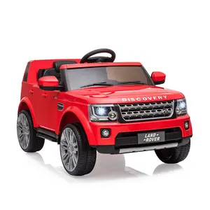 GARVEE Licensed Land Rover 12V Power Electric Ride-On Toy Vehicle for Toddlers, 2-in-1 Parent Control, 3 Speeds, LED Lights, Realistic Look, Spring Suspension, Music, Steel Frame for Off-Road Fun