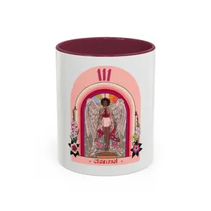 Archangel Chamuel Mug, Angel Ceramic Mug, Angel Number Mug, 11 oz.