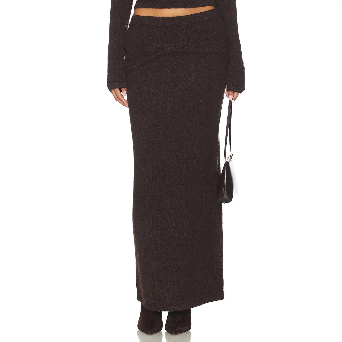 4th & Reckless Selene Skirt in Chocolate