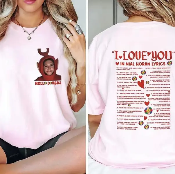 Niall Horran I Love You Shirt, Funny Niall Meme Shirt, The Show Live On Tour 2024 Double Sided Shirt, Gift for Fan