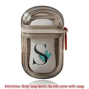 Portable Capsule Soap Case, Leakproof Travel Soap Holder, Compact Storage Box for Camping and Gym, Moisture-proof Organizer