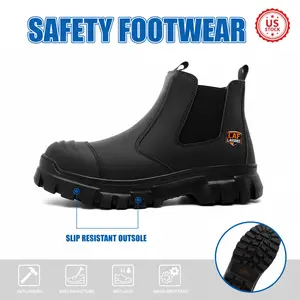 Work Shoes Lightweight Steel Toe Splash-proof Smash-proof Puncture-proof Anti-slip Breathable - Multiple Colors Available SpringStatements