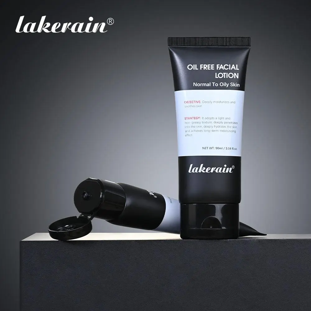 Oil-free Men's Hydrating Facial Moisturizer, 2 Counts Lightweight & Non-greasy Facial Lotion, Suitable for Normal To Oily Skin