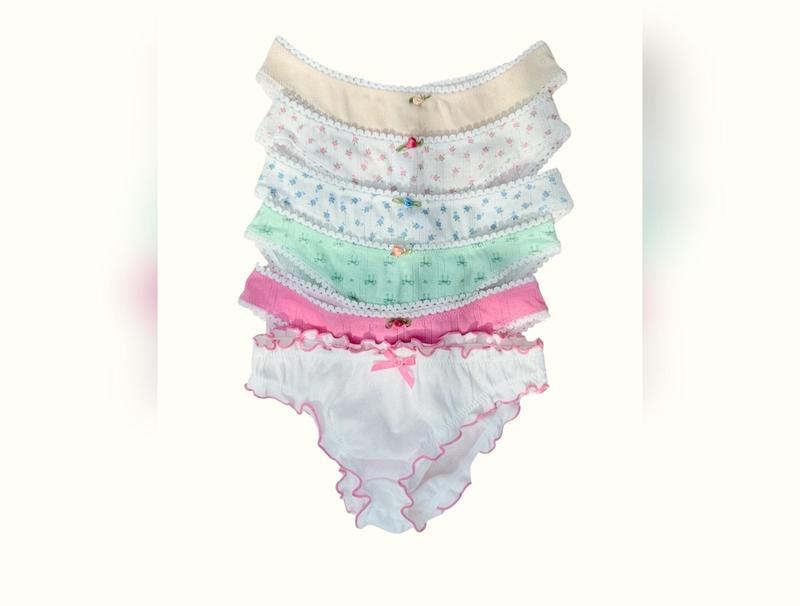 Pointelle Bikini Undie Cute Y2K Coquette Cotton