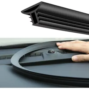 Dashboard Seal Strip, 5.24Ft Rubber Seal Protector Guard Strip,   Seal Strip for Dashboard and Windshield of