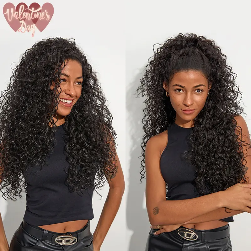 [Blend] Frodio Veralux™  3in1 Half Wig Curly Hair  Ready To Wear Shaggy Waves Big Hair 26" Curly Hair Wig TikTokShopBlackFriday