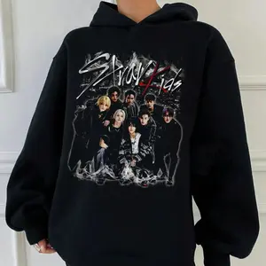 Do It 8th Anniversary SKZ Fan Hoodie Pink Kpop Fan Merch SKZ Apparel Gildan 5000 100% Cotton Classic Fit Unisex Heavy Blend Sweatshirt & Hoodie