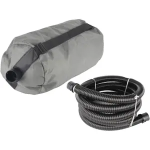 Drywall Sander Dust Collection bag Wall Grinding Machine Collection Bag Drywall Sander Attachment (1 Pack with 2m hose)