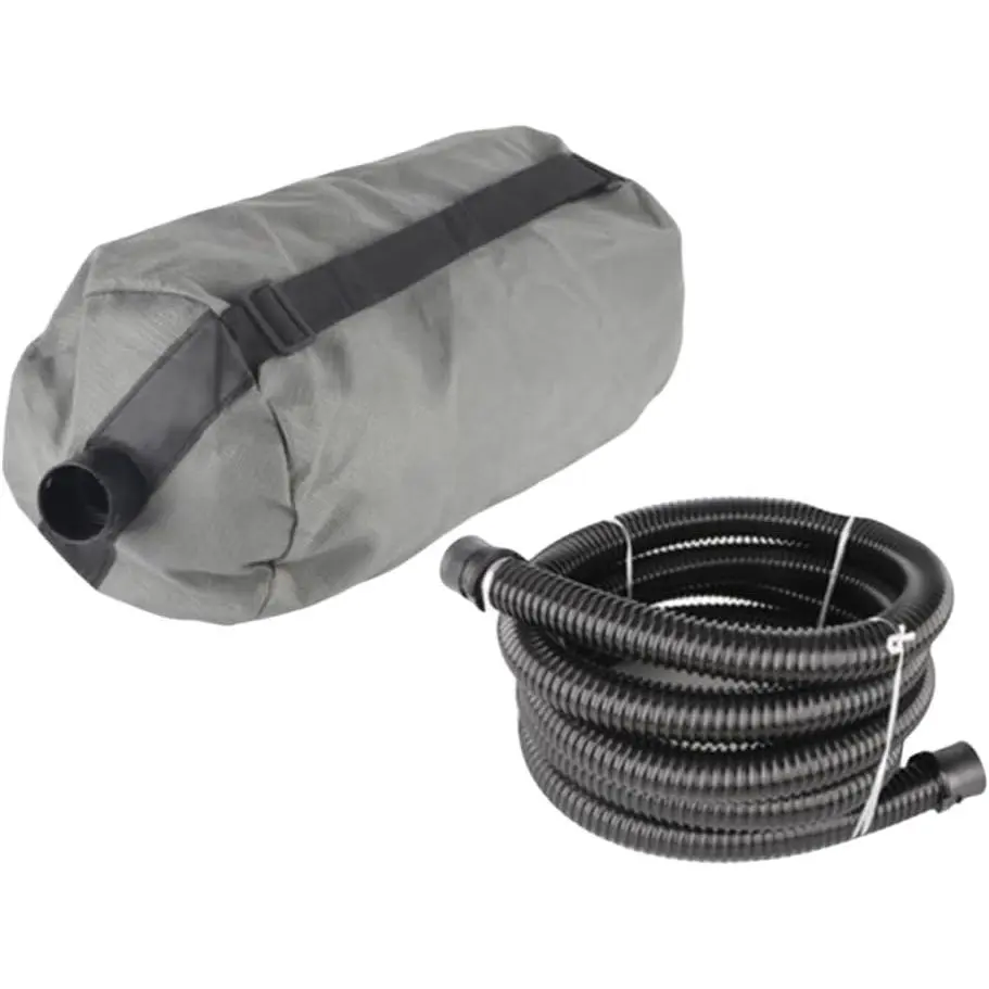 Drywall Sander Dust Collection bag Wall Grinding Machine Collection Bag Drywall Sander Attachment (1 Pack with 2m hose)