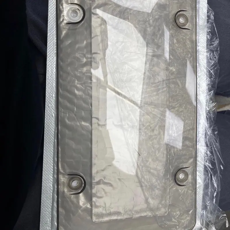 Tinted Plate Cover - Original Product Title, Simple Design, Flexible Material, Versatile Use, Ideal for Protection and Privacy