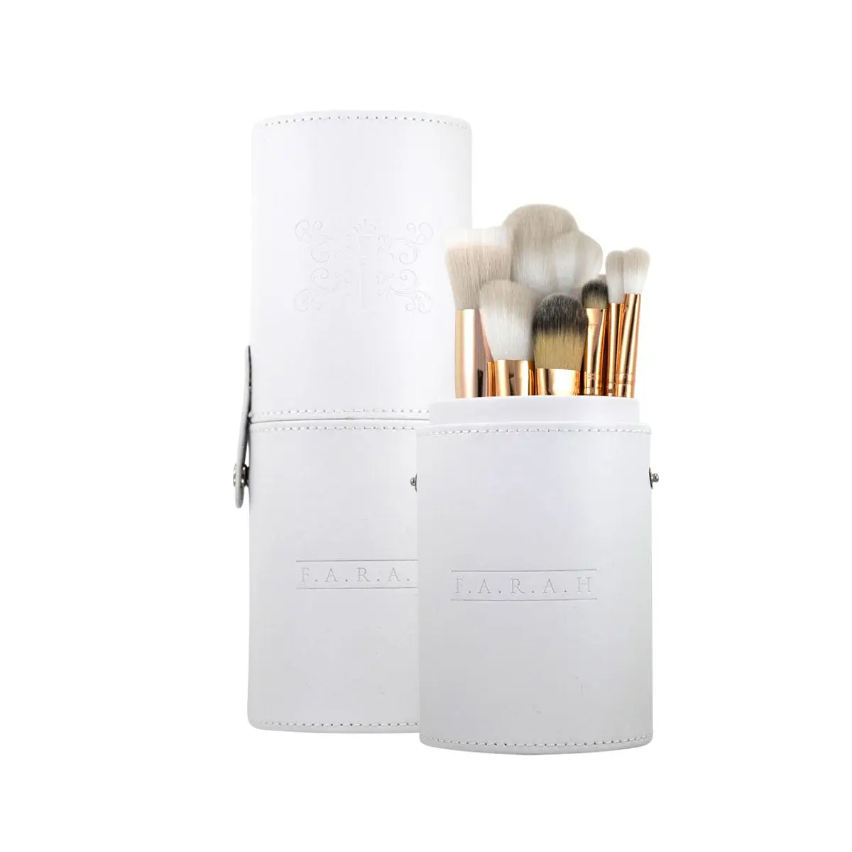 Rose Gold Brush Collection - 12 pc brush set with case