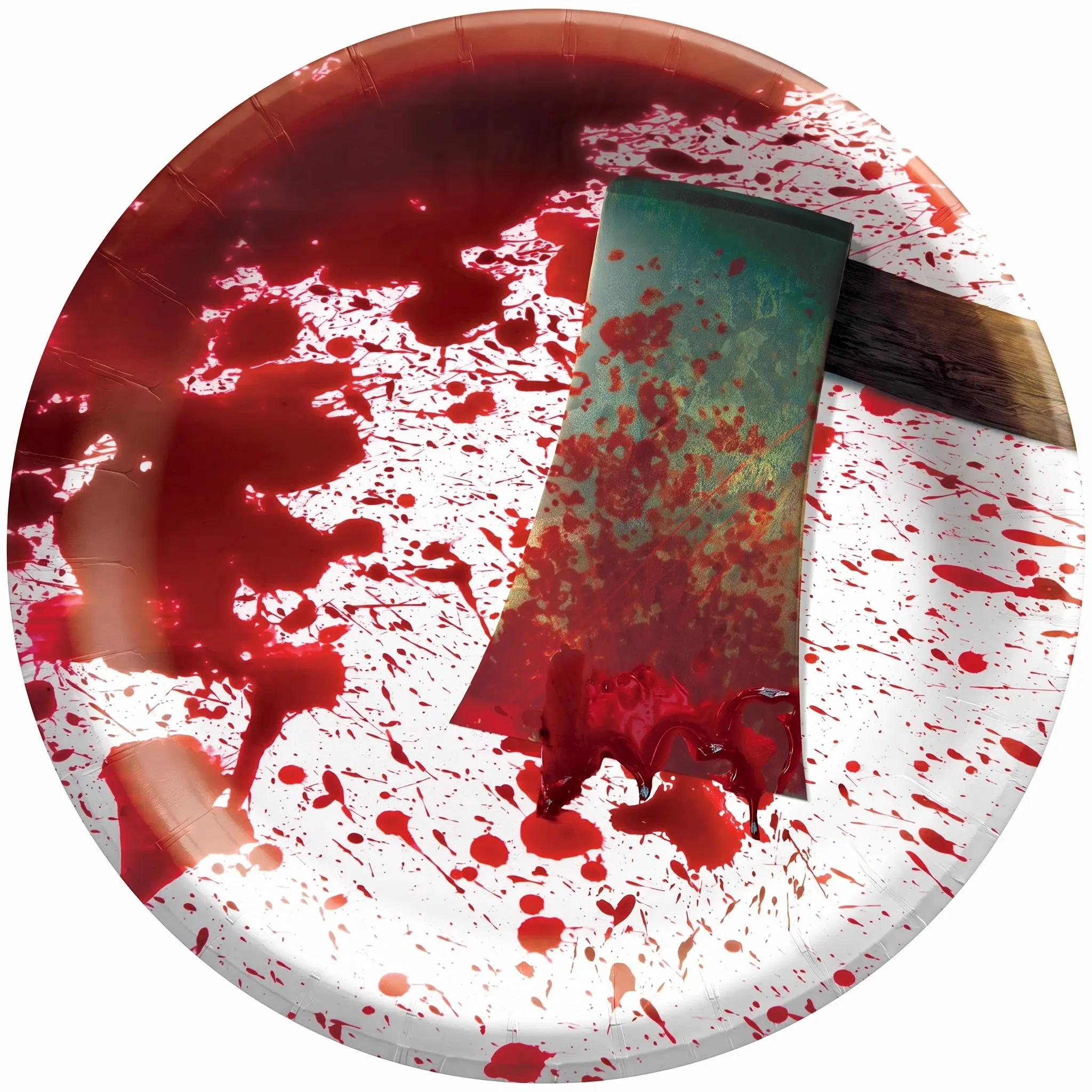 Get Axed 10" Halloween Party Plates