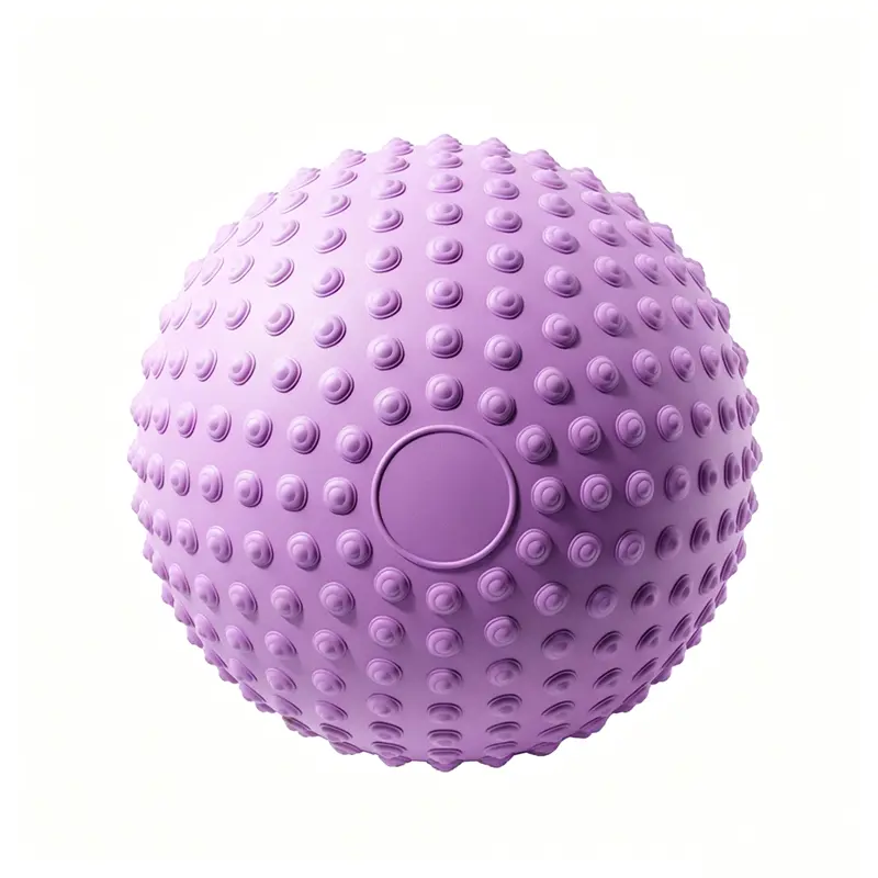 Spiky Nodule Massage Yoga Ball - Textured Trigger Point Ball for Deep Tissue Muscle Relief, Back & Shoulder Pain Relief Fitness Therapy Accessory