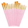 Multi-tip Artist Paint Brush Set, 20pcs/set Professional Paint Brush Set, Watercolor Paint Brushes, Craft Paint Brushes, Art Supplies, DIY Painting Supplies for Acrylic Painting, Oil Painting, Watercolor Painting, Painting Tool