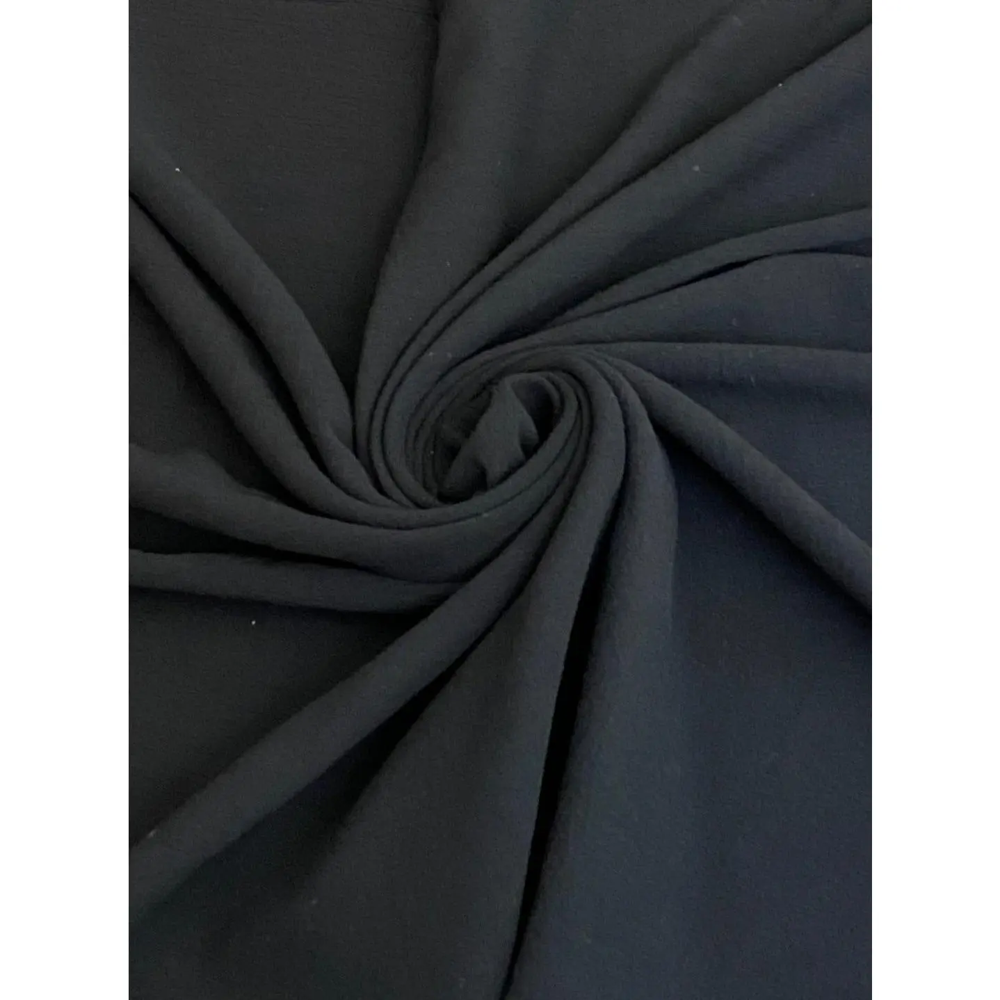 Black Crinkle Cotton Gauze