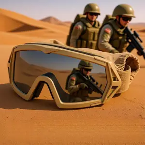 Tactical Goggles Mountaineering Shooting Sunglasses Windproof Sand Control Motocross CS Glasses  Motorcycle