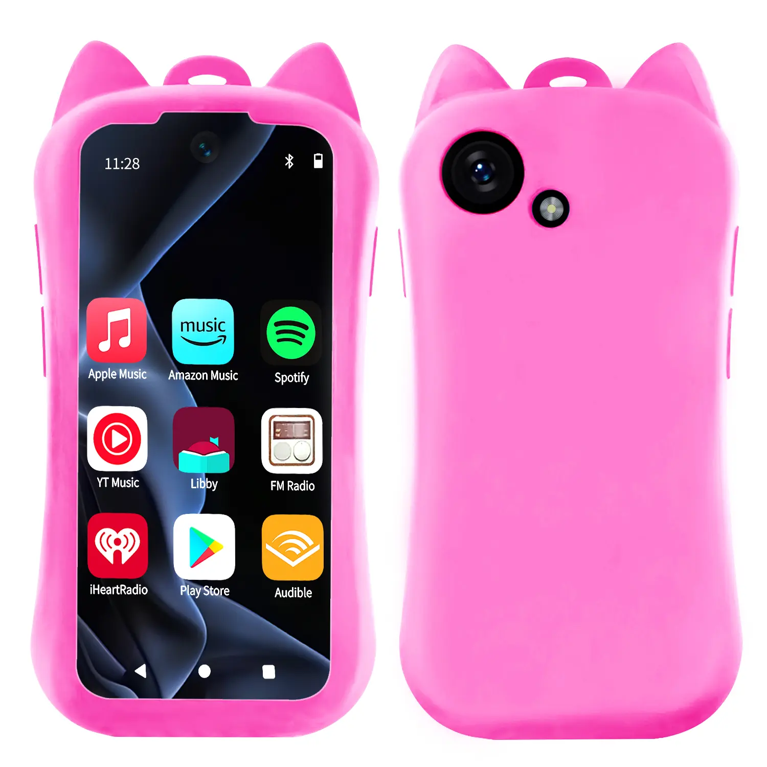 MP3 Player with Bluetooth WiFi 80GB Portable Digital Music Player Android Device with 3.9” Touch Screen HiFi Lossless Sound FM Radio Support Spotify Audible Amazon Music for Kids and Audio Lovers