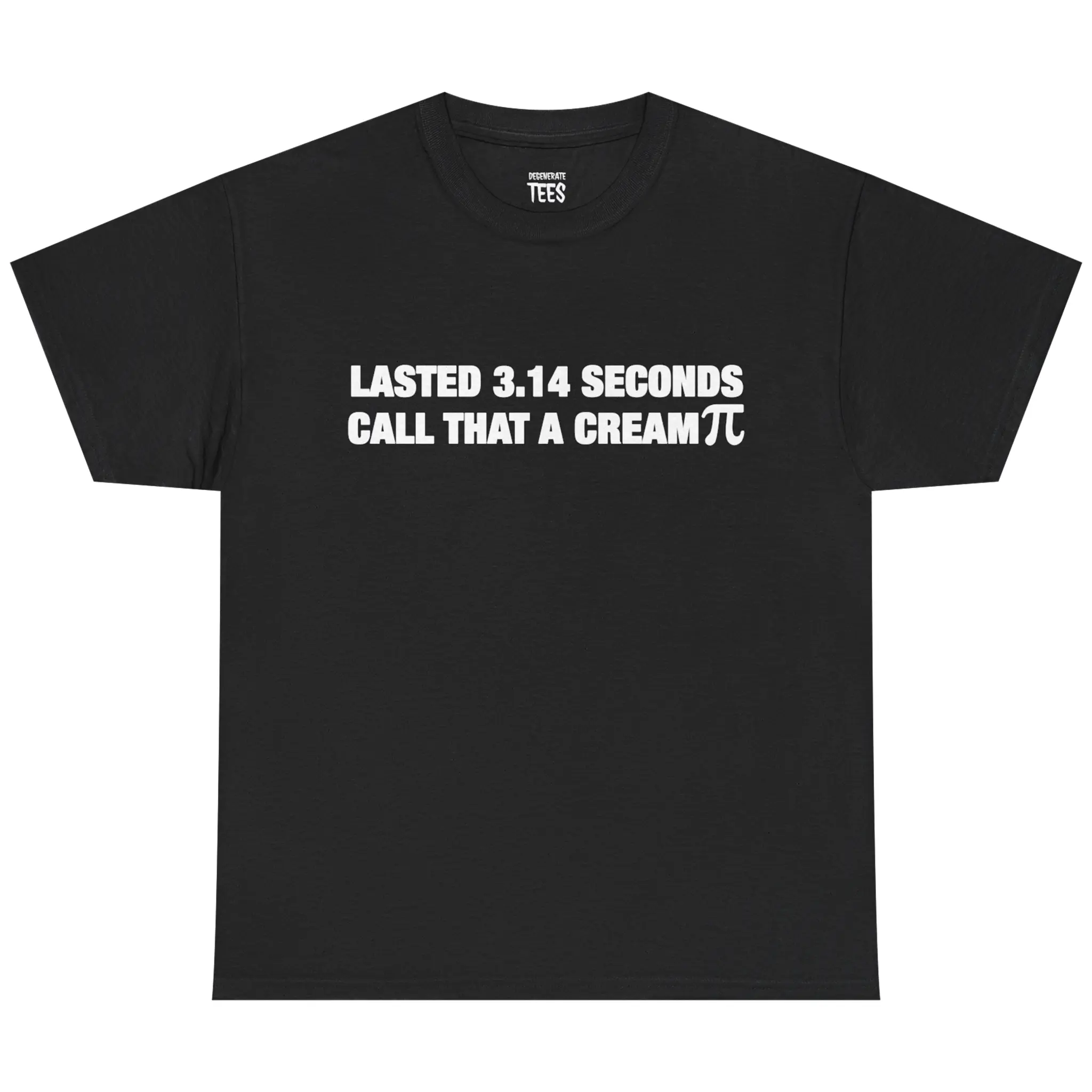 Lasted 3.14 Seconds Shirt - Funny Pi Meme T-Shirt