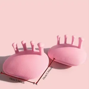 2 pink packs, foot arch trainer, multi-functional training, thumb and toe separation, good helper for leg shaping, don't let foot problems bother you.