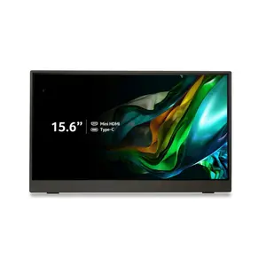 Portable Monitor, 15.6" FHD 1080P Travel Portable Monitor for Laptops, Ultra-Slim External Portable Screen for Laptop with Kickstand, Screen Extender for Laptop PC Mac Phone PS4/5 Xbox Switch