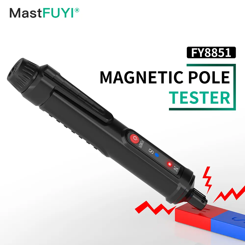 Magnetic Pole Detector Pen, NS Pole Detector, Portable Magnetic Field Tester for Industrial & DIY Use,Mastfuyi FY8851 Detector Pen,Ideal Gift,Practical Gift for Men