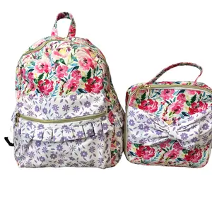 Kids Floral Backpack Back To School Backpack