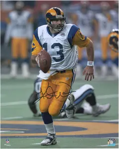Kurt Warner St. Louis Rams Autographed 16" x 20" White Super Bowl XXXIV Photograph - Fanatics Authentic Certified