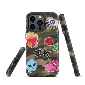 Camo Emoji iPhone case
