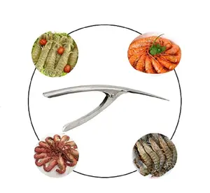 Stainless Steel Shrimp Deveiner - Seafood Prep Kitchen Tool Utensils