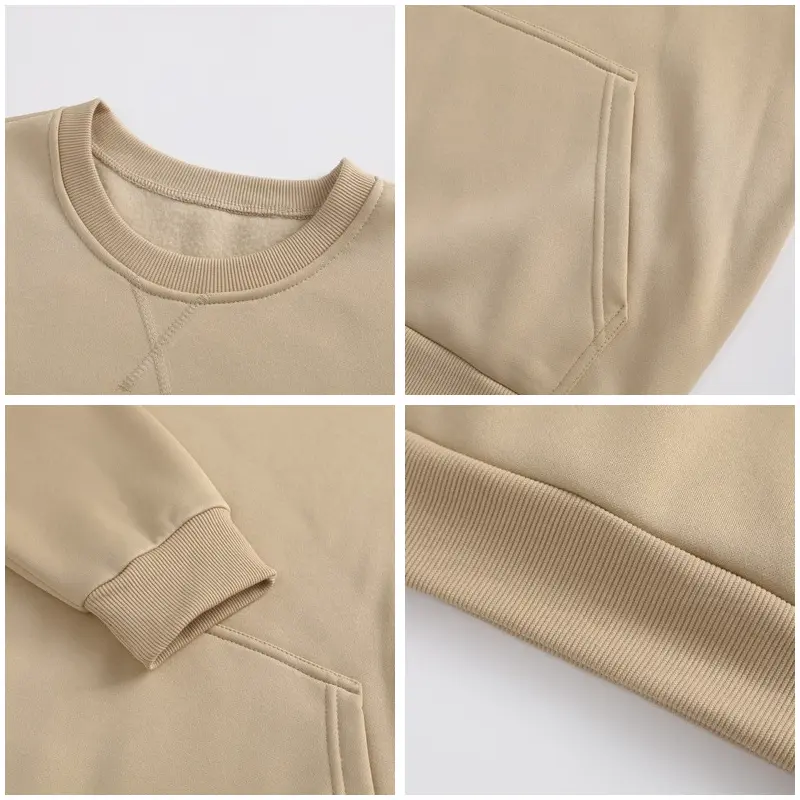 Men’s 2-Pack Fleece Crewneck Sweatshirts - Loose Relaxed-Fit Menswear, Stylish Long Sleeve Pullovers with Kangaroo Pockets, Small Logo Detail, Sports Casual Streetwear for Autumn Winter, Gym, Everyday Wear Men’s 2-Pack Fleece Crewneck Sweatshirts - Loose Relaxed-Fit Menswear, Stylish Long Sleeve Pullovers with Kangaroo Pockets, Small Logo Detail, Sports Casual Streetwear for Autumn Winter, Gym, Everyday Wear