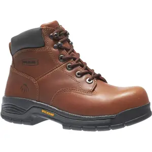 Wolverine Harrison Steel Toe 6" Mens Brown Extra Wide 4E Work Boots