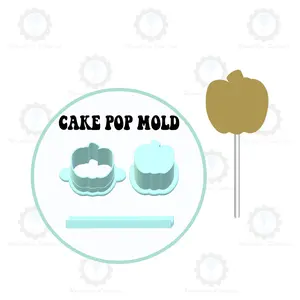 Apple Cake Pop Mold | Deluxe Cutter, Popper, and Tray Option
