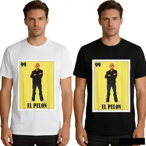 【Viral TikTok Shirt】【Casual Summer T Shirt】 El Pelon Funny Mexican Graphic Tee – Unisex Casual Cotton T-Shirt, Short Sleeve Crew Neck, Summer & All-Season Streetwear, Vibrant Bald Guy Design for Men & Women, Streetwear Lovers, Casual Wear Fans