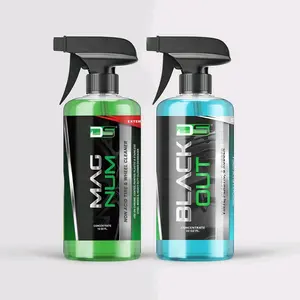 Duo Value Bundle: Magnum Wheel and Tire Cleaner with Black Out Trim and Tire Dressing