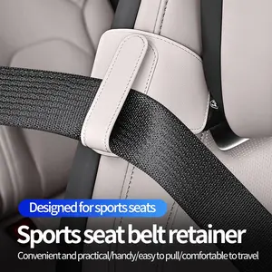 Car Seat Safety Belt Extender Fixed Stabilizer, Vehicle Sport Seat Safety Belt Tightening Clip Limiter, Car Anti-Collision Accessory