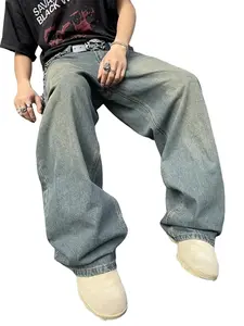 Live Unbridled Trendy Spring & Autumn Men’s Loose Casual Straight Jeans Streetwear Denim Pants tiktokshopspringglowup